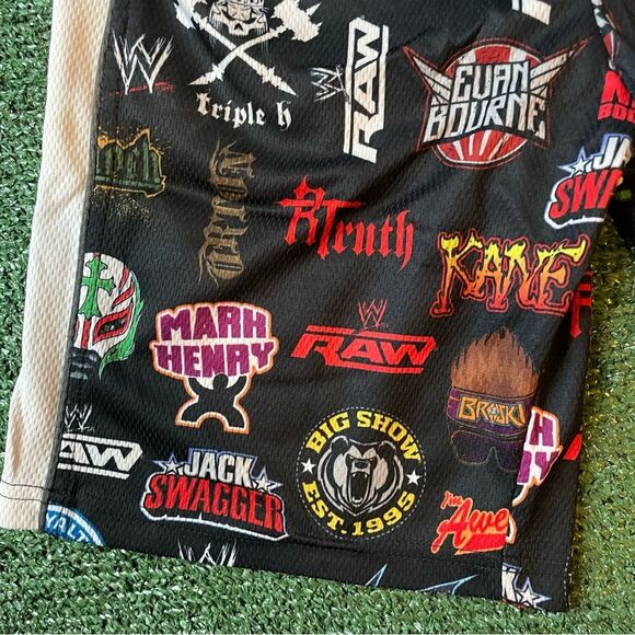 Vintage WWE Shorts Youth Ft. Kane John Cena Triple H Rey Mysterio & More Medium - Picture 5 of 12